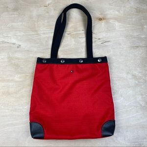 Tommy Hilfiger y2k Snap Button 2-strap Handbag